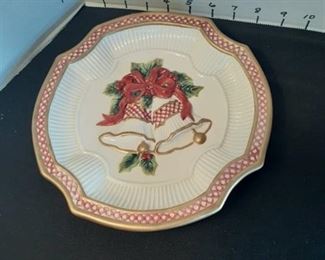 Fitz and Floyd Christmas plate