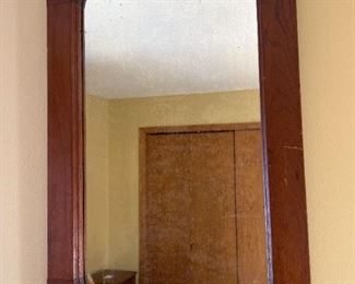 Antique Rounded Rectangular Mirror