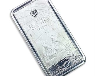 10oz Silver Bar, East India Company London .999
