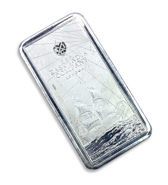 10oz Silver Bar, East India Company London .999