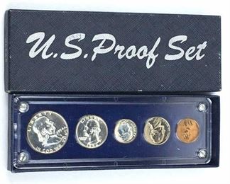 1954 Silver US Mint Proof Coin Set in Plastic Hold