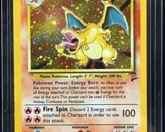 2000 Pokemon Charizard Holo, Base Set 2, MP