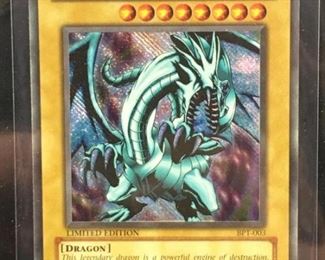 1996 YuGiOh Blue Eyes White Dragon, Limited Ed