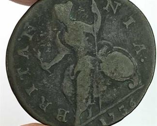 1756 Great Britain Large Penny, George II
