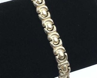 925 Silver Bubble Link Bracelet