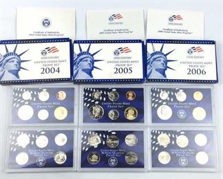 2004, 2005, 2006 Proof Sets