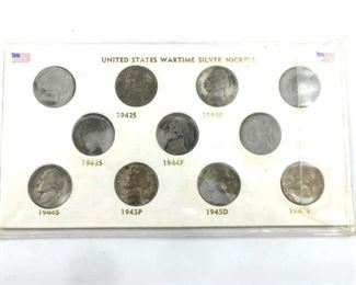 11 Piece War Nickel Set