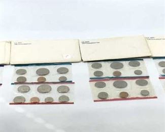 1978, 1979, 1980, 1981 Mint Sets