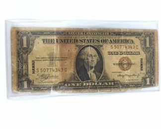 1935-A Hawaii Military Currency Still Legal