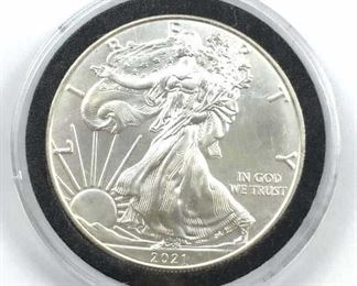 2021 Type 1 American Silver Eagle 1oz .999