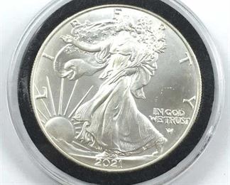 2021 Type 2 American Silver Eagle