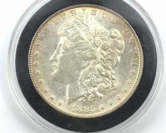 1885 BU Silver Morgan Dollar