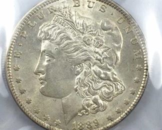 1889 BU Silver Morgan Dollar