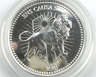 1oz 999 Silver John Wick Movie Round