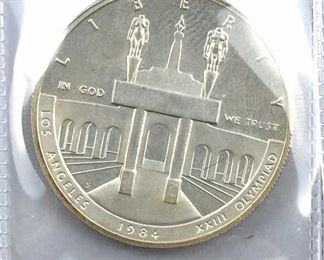 1984 Olympic Coin Silver Dollar