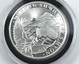 2021 Noah's Ark Armenia 1oz 999 Silver Round