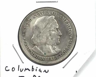 1893 Columbian Expo Silver Half Dollar