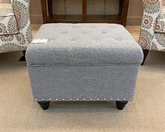 Gray ottoman!