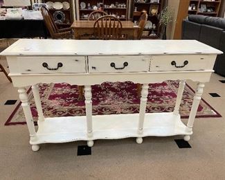 60" long, 15" wide!  Solid wood.