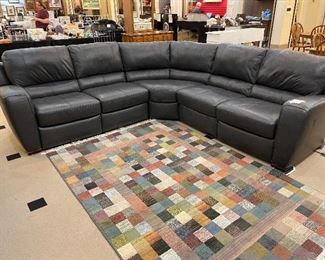Leather Sectional.  Has some wear, but still very functional!