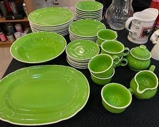 Metlox green dishes!