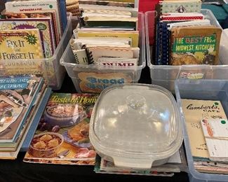 Lots of cookbooks!