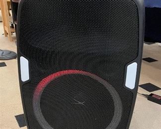 Altec Lansing Sound Rover wireless /bluetooth party speaker with microphone.