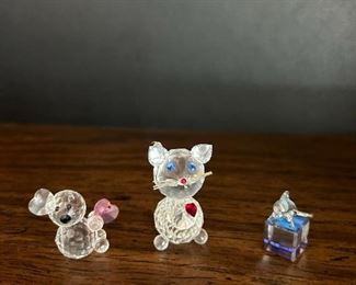 Swarovski crystal figurines 