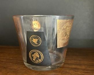 Vintage mid century Mcm Cera glass bucket