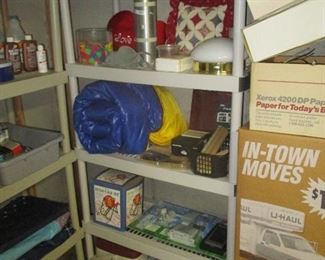 HOUSEHOLD AND PLASTIC SHELVING