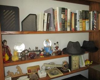 BOOKS, HATS AND HOUSEHOLD