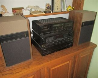 SONY STEREO EQUIPMENT AND BOSE SPEAKERS