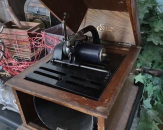 Edison antique phonograph 