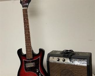 01 Norma Teisco Electric Guitar and Vintage Amp