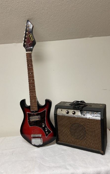 01 Norma Teisco Electric Guitar and Vintage Amp