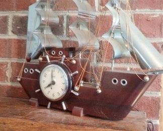Clipper Ship Mantle Clock