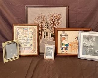 Crosstitch Pictures And Picture Frames