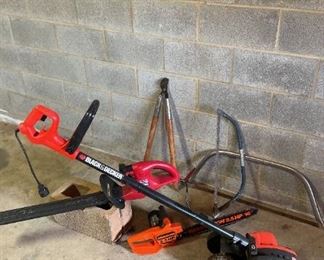 Electric Edger, Chainsaw, Hedge Trimmer And More