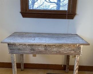 Homemade Wooden Table