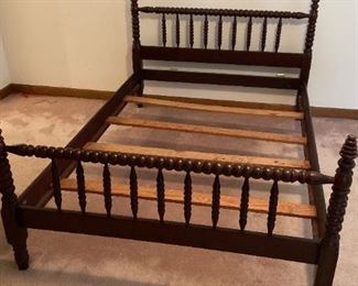 Queen Size Scroll Bed Frame With Slats