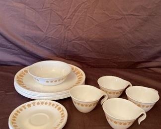 Replacement Butterfly Gold Corelle Dishes