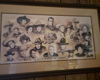 John Wayne print