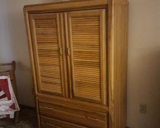 Oak Armoire 