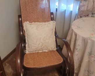 Bent wood rocker