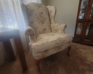 Matching Sherrill wingback chairs