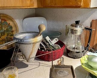 Vintage Procter Silex Coffee Pot, Cast Iron