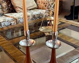 Mid Century Candlesticks