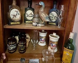 Vintage Jim Beam, W L Weller  Decanters