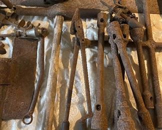 Primitive Railroad Spike Driver