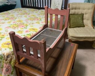 Antique Doll Bed